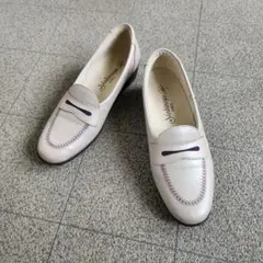 銀座ヨシノヤ ローファー スリッポン パンプス 晴雨兼用 23.5㎝ 99のサムネイル