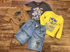 パウパトロール PAWPATROL Tシャツ 半ズボン4点セット H&M
