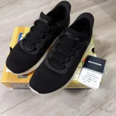 SKECHERS Slip-Ins ブラックスニーカー