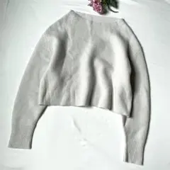 A part by CNラクーンコンボートネックプルオーバーニット
