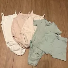 [H&M]ベビー肌着とロンパースセットアップ80cm