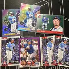 topps mlb 묶음 판매 鈴木誠也 50シリアル 他6枚 インサート