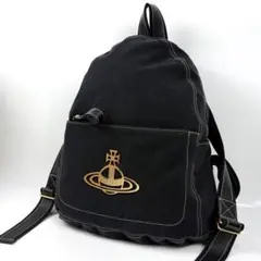 【美品】ヴィヴィアンウエストウッド エッジウェア リュック ビッグオーブ 黒