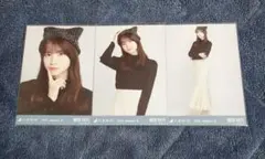 乃木坂46 生写真　菅原咲月　猫耳ニット帽　コンプ