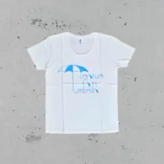 【企業ロゴ風】アンブレラ グラフィックTシャツ ストリート 企業T 白