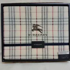 ✿BURBERRYバーバリーノバチェック柄 タオルシーツ未使用保管品✿
