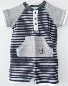 Calvin Klein ベビー ロンパース ボーダー柄 6m-9mサイズのサムネイル