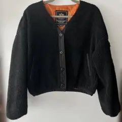 ALPHA INDUSTRIES アウター モコモコ M ブラック
