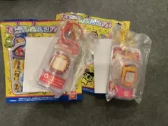 たまごっちカスタムキーリング　りんごれっど　モジモジおれんじ