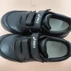 ASICS ブラック 安全靴 ベルクロストラップ - メルカリ