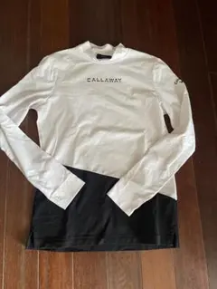 CALLAWAY レディース長袖シャツ M ホワイト/ブラック