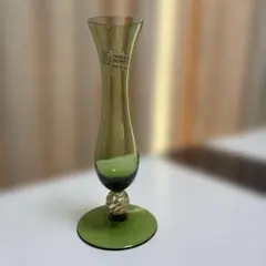 MURANO NASON &MORETTI 緑色ガラス花瓶ヴィンテージイタリア製