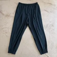 【ユニクロ】ダークグリーン ジョガーパンツ ゴムウエスト