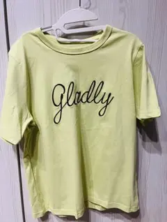 GU グラフィックT　ライトグリーン　M