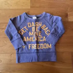 DENIM DUNGAREE パープル トレーナー X-SMALL