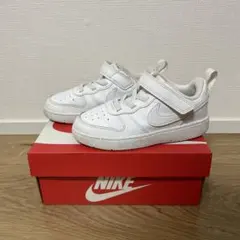 ナイキ コート ボロー LOW リクラフト　15cm ホワイト