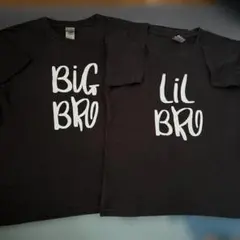 BIG BRO & LIL BRO Tシャツ 2枚セット140cmと150cm