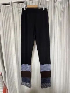 レギンス ブラック/マルチカラー サイズF