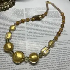 イタリア製ヴェネツィアンガラスのネックレス 819