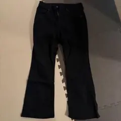 GU フレアデニムパンツ ブラックのサムネイル