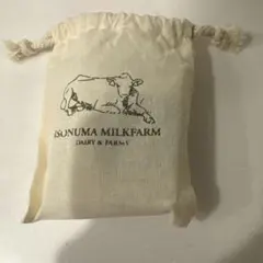 ISONUMA MILK FARM 巾着袋 小物入れ