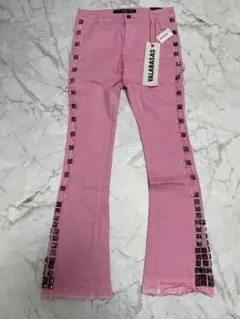 VALABASAS バラバサス　スタッズピンク　スキニーフレア　30サイズ　新品のサムネイル
