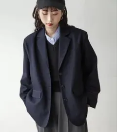 24AWルーズテーラードジャケット　chillfar