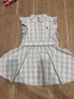 PETIT BATEAU ギンガムチェック ノースリーブ 128cm