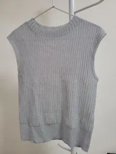 【green label relaxing】オーロララメノースリーブニット