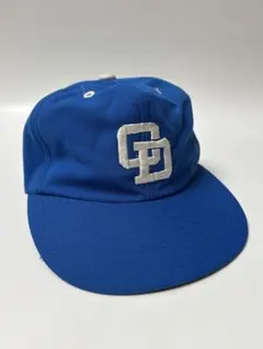 中日ドラゴンズ　ブルー/青　キャップ　刺繍ロゴ　57サイズ