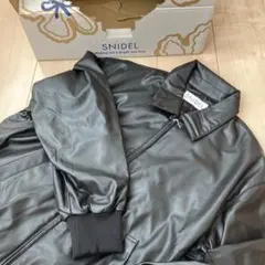 スナイデル　福袋　2026 ブラックレザージャケット　黒