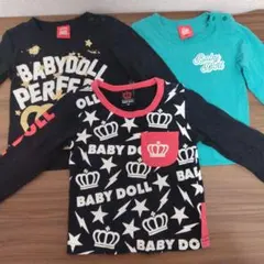 ベビードール　シャツ3枚セット☆　ディズニー　ミッキーマウス　80　90