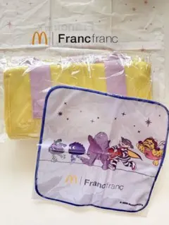 【新品】Francfranc マクドナルド　保冷バッグ　ハンドタオル　セットのサムネイル