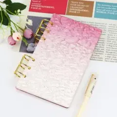 A6 アクリルバインダー 水流 推し活 リフィル5枚付き グリーン 韓国風