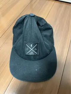 H&M ブラック キャップ フロントパッチ付き