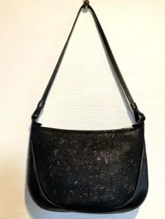 美品/印傳屋/Carray（キャレー)/ショルダーバッグ/ブラック/日本製のサムネイル