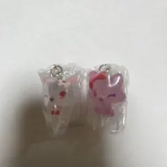 ジュエルペット めじるしアクセサリー 2個セット　ルビー ガーネット