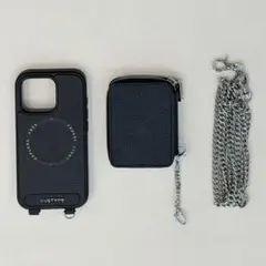 CUSTYPE iPhone16pro ケース ウォレット チェーン付き