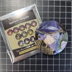 ツイステ トレーディング箔押し缶バッジ アズール・アーシェングロット