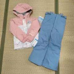 子ども用スキーウェア ピンクと水色　女の子　女子
