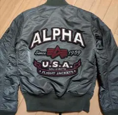 美品 ALPHA フライトジャケットMA-1 MIL-J-82790J USAF