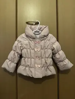 くすみピンク　ダウンジャケット　80センチ