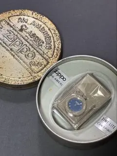 非売 激レア 未使用 ZIPPO アメリカ製 目覚まし 時計タイムタンク ジッポ 非売 激レア 未使用 ZIPPO アメリカ製 目覚まし 時計タイムタンク