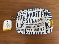 L'OCCITANE 文字プリントポーチ　シアポーチ