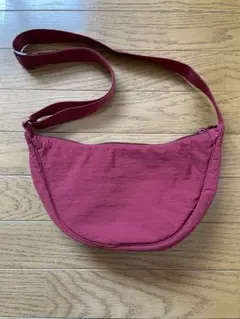 ユニクロ ラウンドミニショルダーバッグ レッド