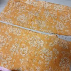 レースカーテン　花柄 2枚組　　ロング丈　昭和レトロのサムネイル