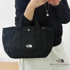 【韓国限定✨】ノースフェイス 黒 ショルダートートバッグ サブバックTOTE Sのサムネイル