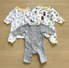 ロンパース3点セット70cm 長袖　キリンのソフィー　アンパサンド　ブリーズ