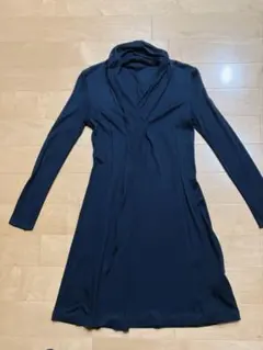 美品　ヒロコビス　長袖 ワンピース ブラックのサムネイル
