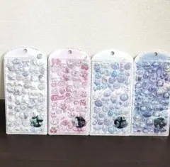 【正規品】4枚セット！新作 ボンボンドロップシール オリジナル パールベール